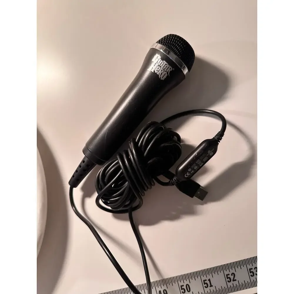 Guitar Hero Rock Band Logitech USB Microphone E-UR20 for Xbox 360/PS3/Wii Tested